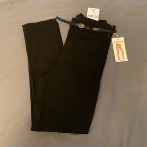 Forever 21 Belted Skinny Pants
